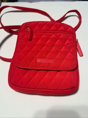 Vera Bradley Quilted Red Crossbody Bag New no Tag